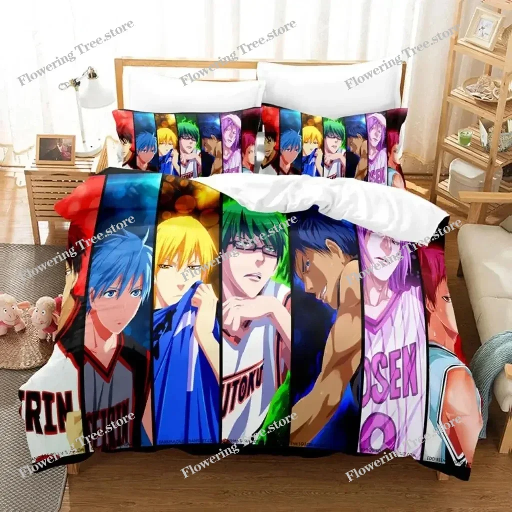 

Anime Kuroko's Basketball Bedding Set Boys Girls Twin Queen Size Duvet Cover Pillowcase Bed Kids Adult Home Textileextile