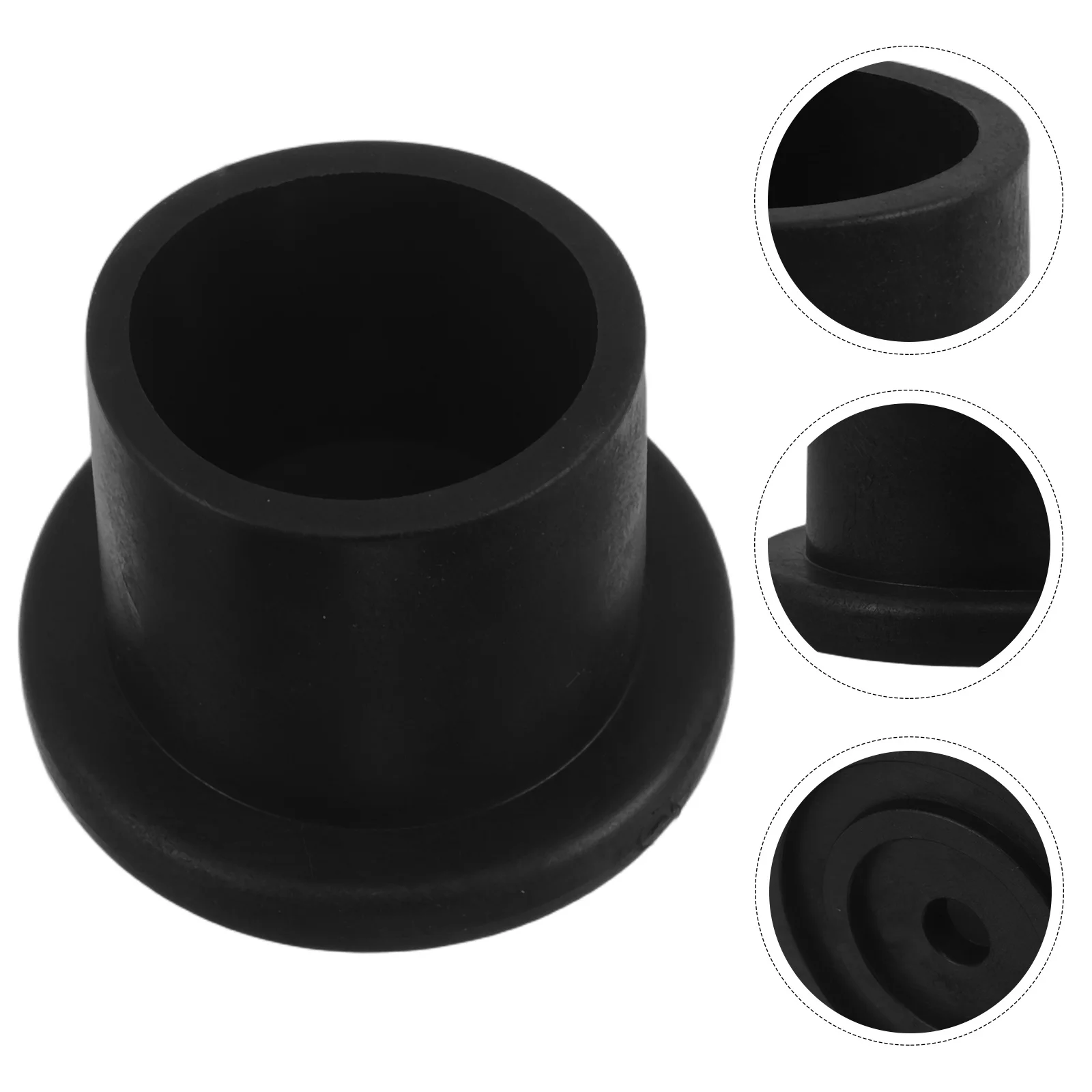 

4pcs Electric Drum Pads Rubber Feet For 38Mm Tube Diameter Anti-Slip Vibration Absorption Noise Reduction Practice Performance