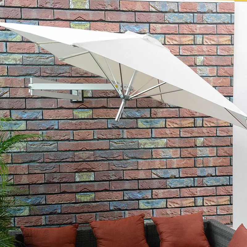 

Outdoor folding parasol Outdoor terrace Parasol balcony wall Household telescopic