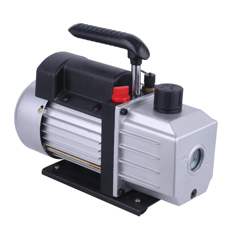 Factory direct sales American standard 3CFM small rotary vane oil vacuum Vacuum pump/four hand wheel refrigerant meter group