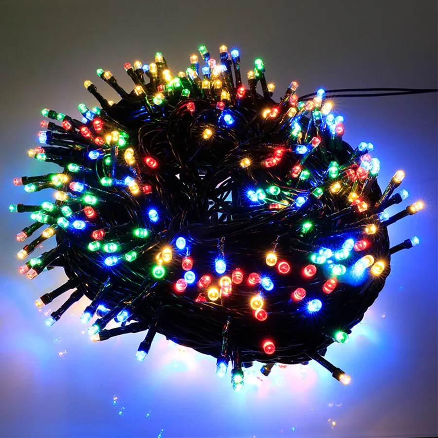 Super helle 20m 30m 50m LED Weihnachts baum Lichterketten im Freien 8 Modi wasserdichte Lichterketten Girlande für Party Terrasse Dekor