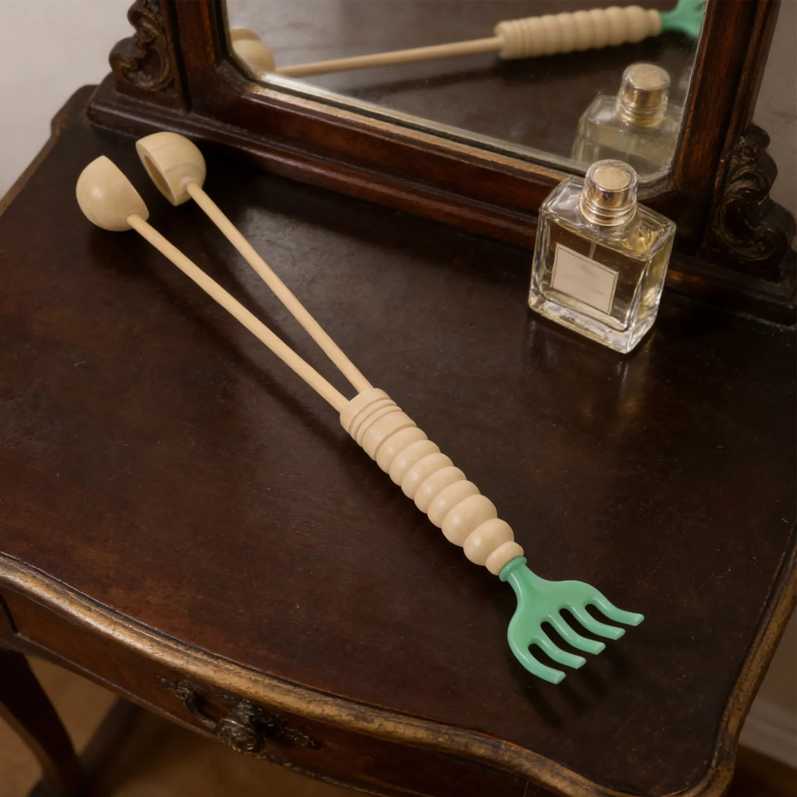 

Двусторонний деревянный массажный молоток-стик для спины и тела – ручной инструмент для простукивания меридианов, снятия мышечного напряжения и снятия зуда