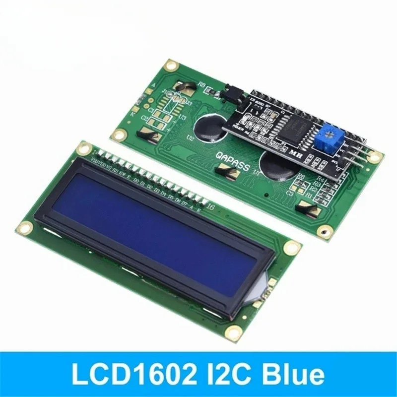 10PCS LCD1602 1602 LCD Module Blue / Yellow Green Screen 16x2 Character LCD Display PCF8574T PCF8574 IIC I2C Interface 5V