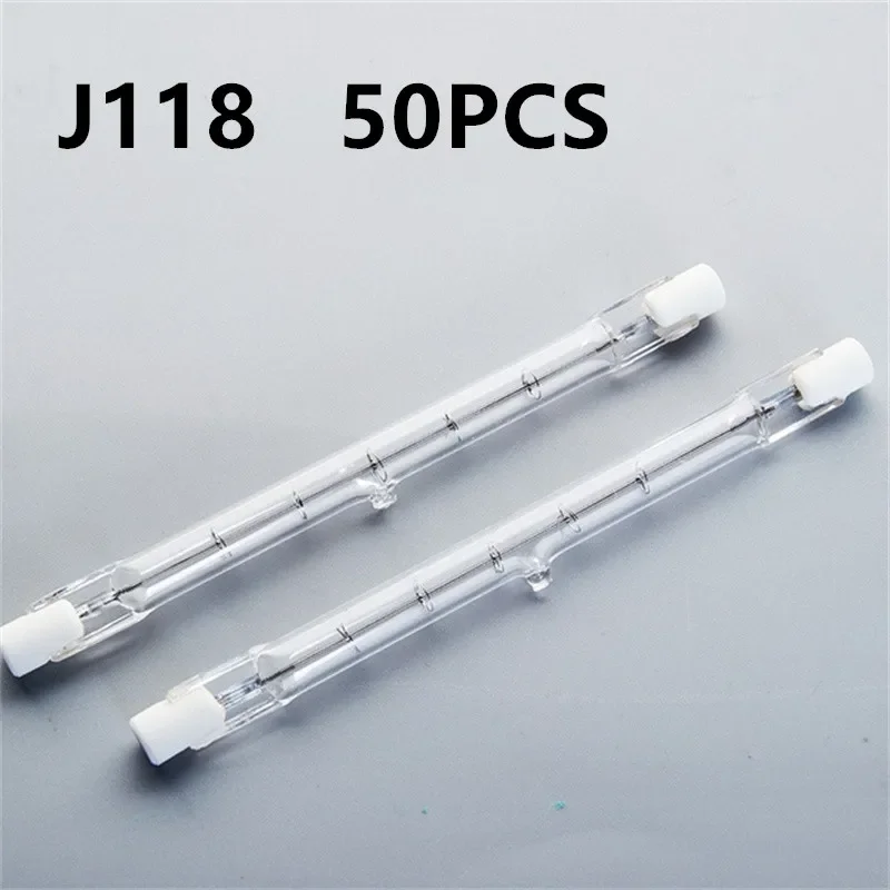 5/10/50PCS J118 100W 200W 300W LED Glass Tube COB Light Bulb High Power Corn Lamp Replace Halogen Light Wholesale