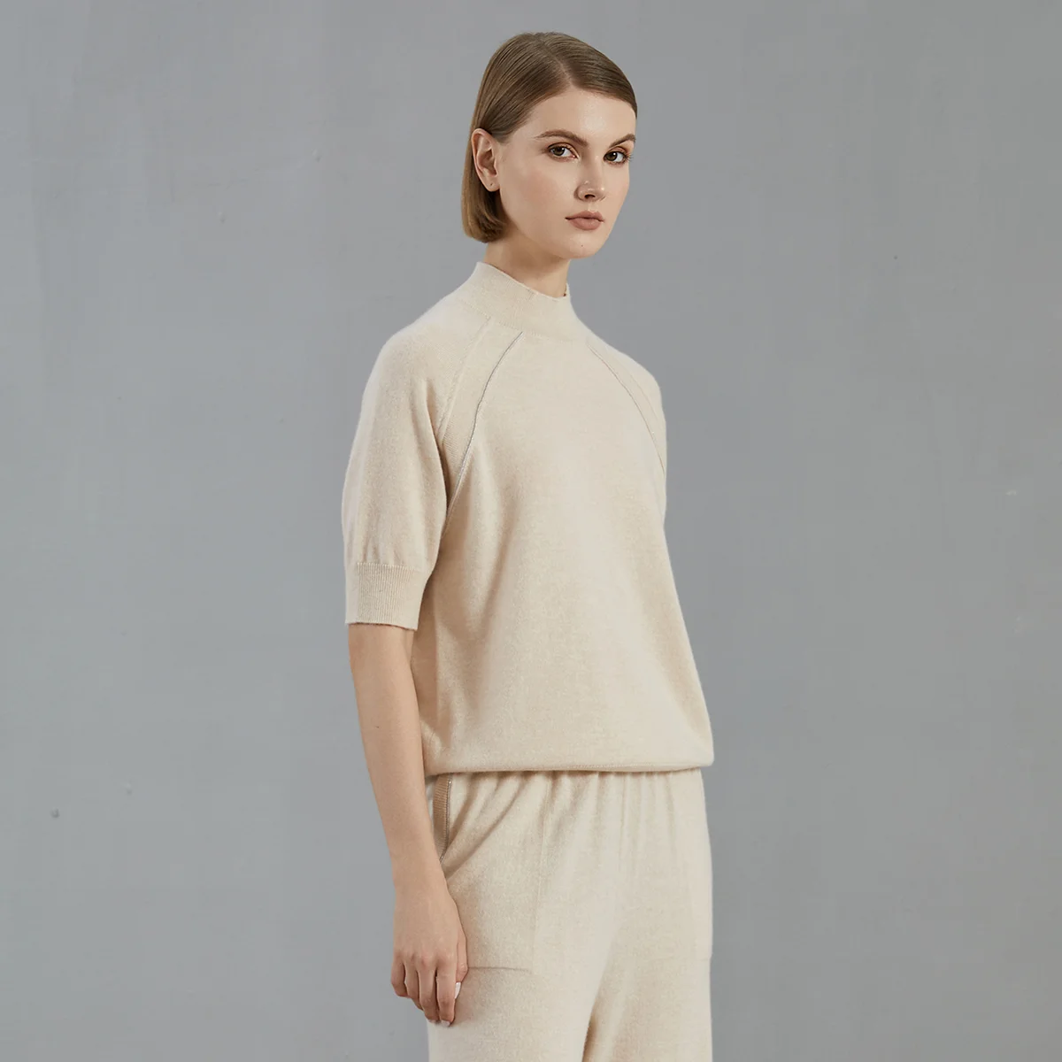 BC726 Wysokiej jakości luksusowa odzież damska 100% kaszmirowy sweter z golfem