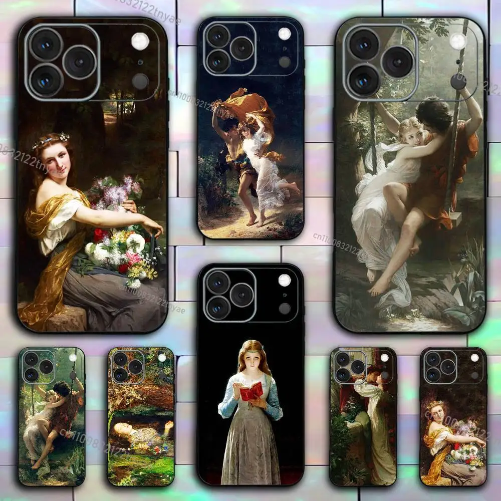 

Springtime by Pierre A-Auguste Cot Phone Case For iPhone 17,16,e,Pro,Max,15,14,Plus,13,12,Mini,11,Pro Shockproof Black Cover TPU
