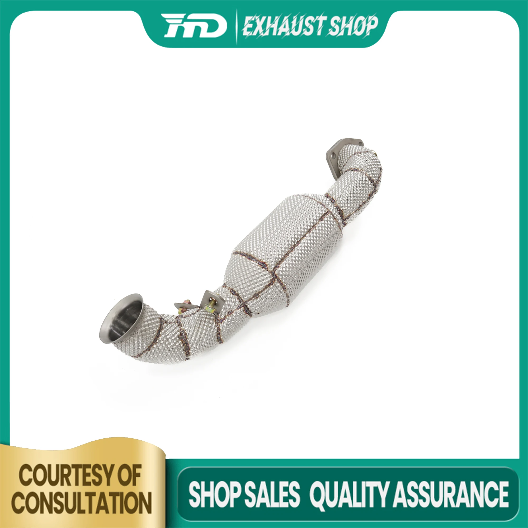 

Высококачественная водосточная труба для MINI R56 1,6T, выхлопная система из нержавеющей стали, теплозащитный экран, высокая производительность HMD