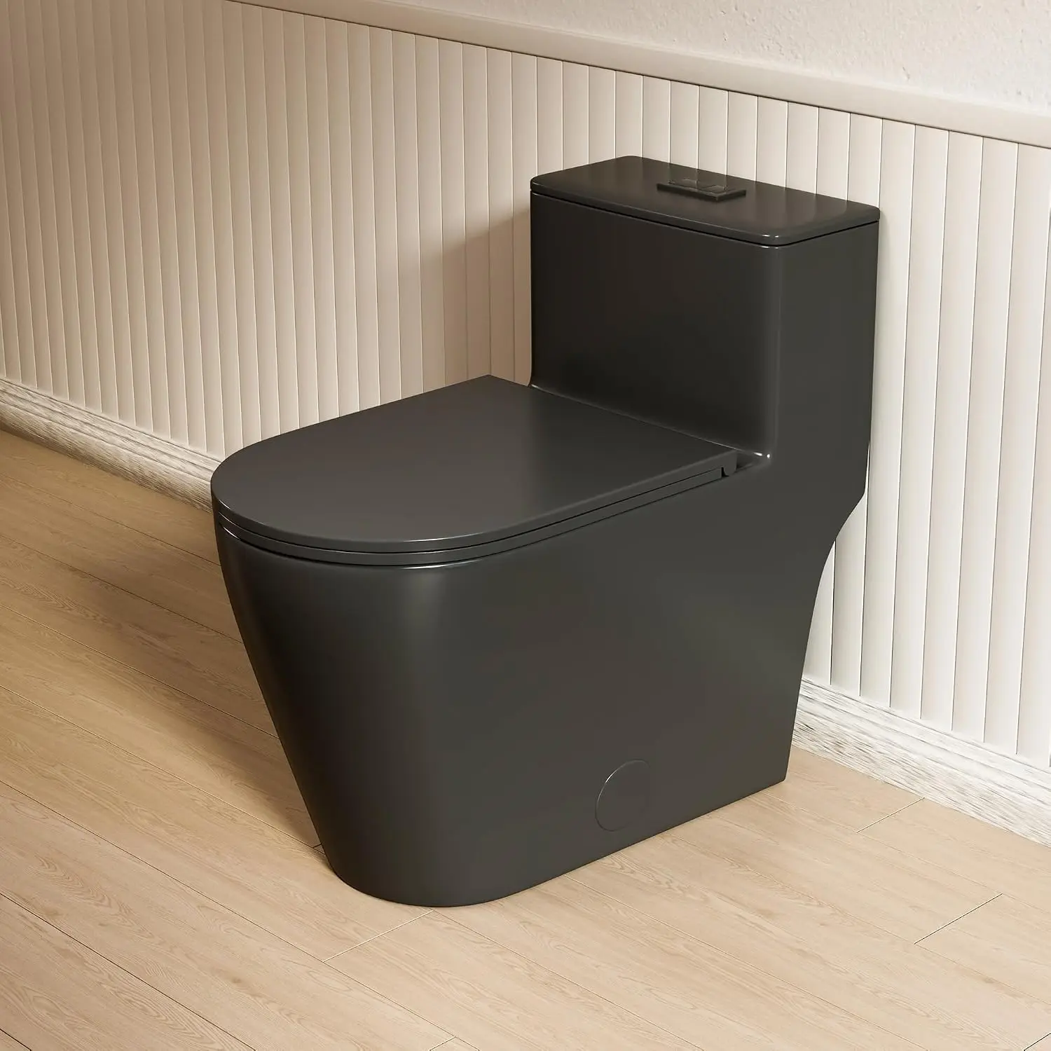 Elongated One Piece Toilet with 17
