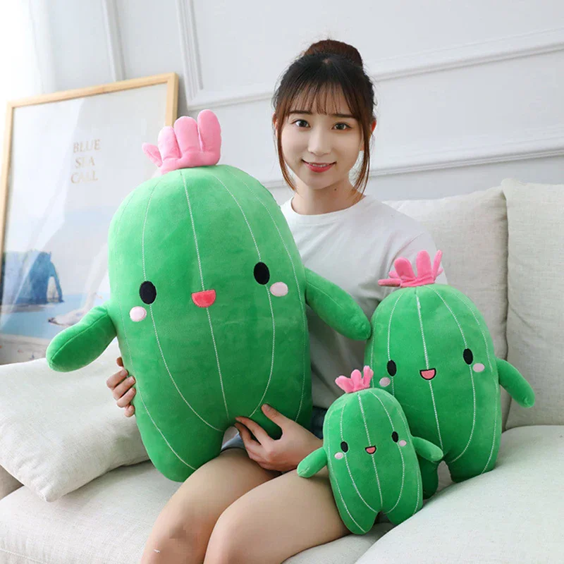 Fiore Pianta Cactus Peluche Triver Farcito Bambola Cuscino Cuscino Rafforzare Bambini Bambini Ragazzo Ragazza Regalo Camera Arredamento camera da letto