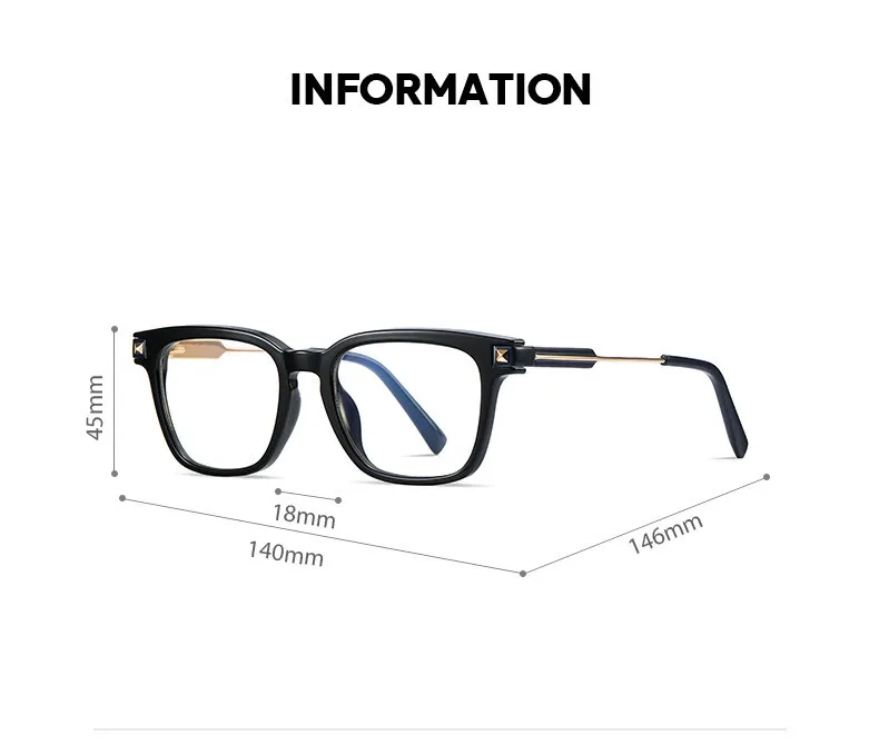 Blau Licht Blockieren Lesebrille Männer Transparent Computer Brillen Lesen Photochrome Brillen Presbyopie Dioptrien + 1,0 2,5 – Detail 8