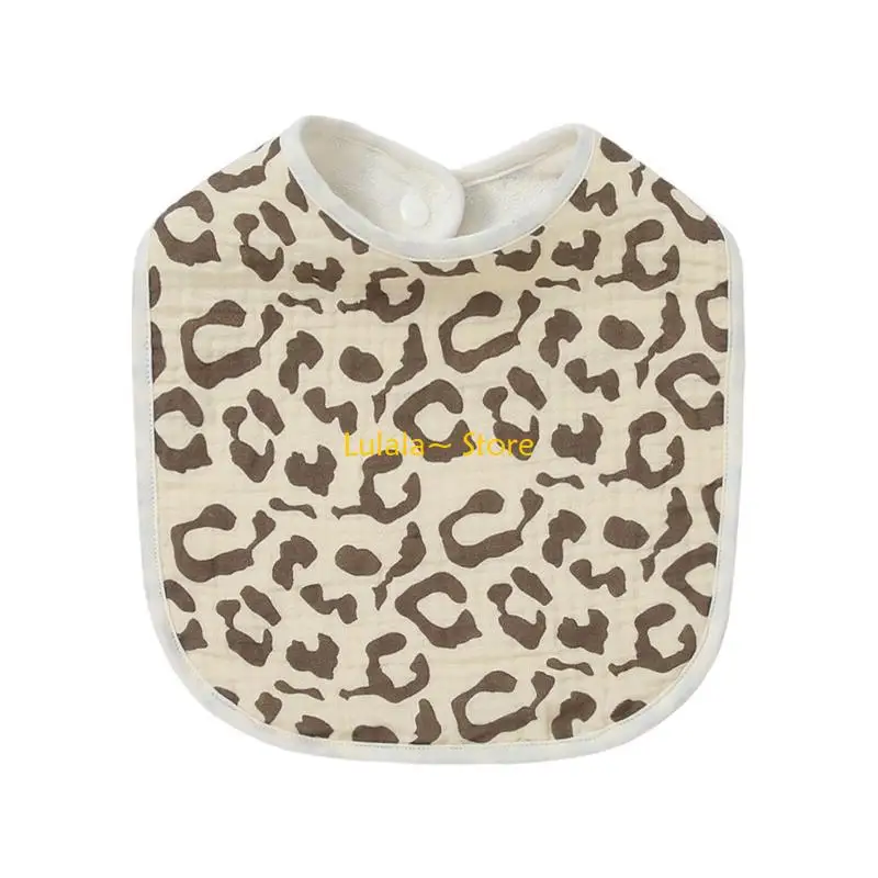 

Y4QA Baby Bibs Waterproof Layer Absorbent Bandana Drool Bibs Cotton for Boys Girls Infant Toddler 3-24 Months Multitype Bibs