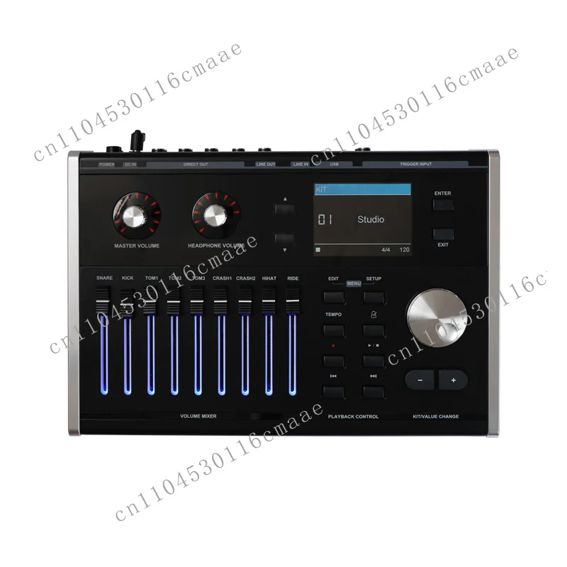 M-019 Professional Electric Drum Sound Module 256 Polyphony 40 Preset/40 User Kits 3.2
