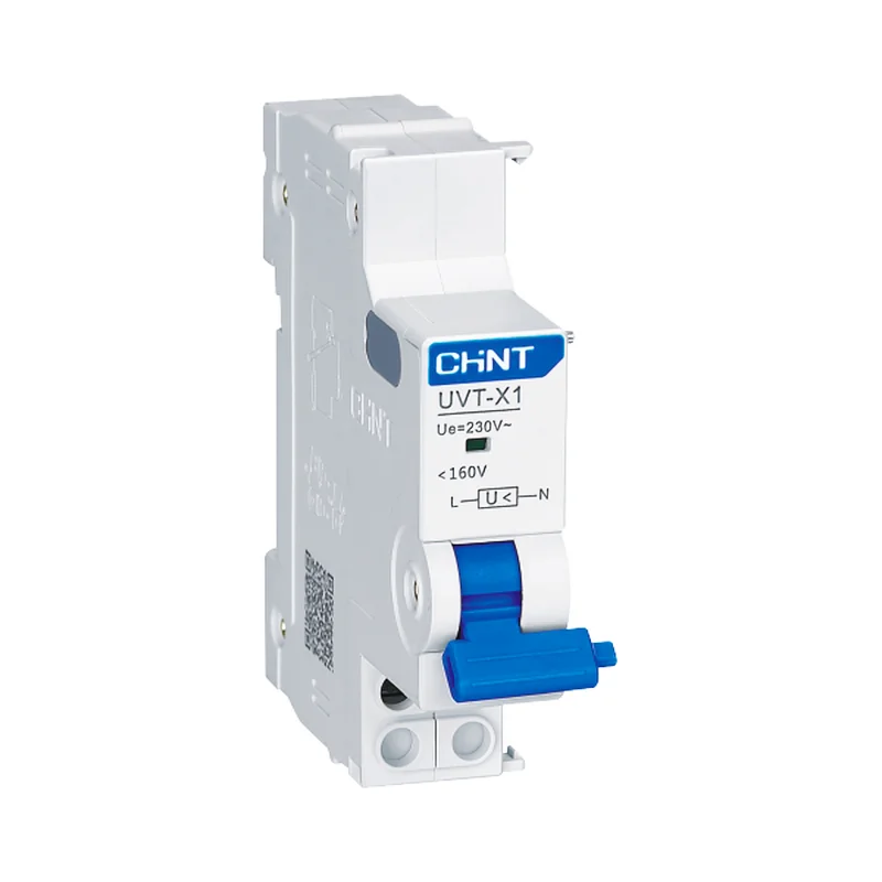 UVT-X3 can be assembled with NXB-125 circuit breaker to realize undervoltage protection of UVT-X1 undervoltage trip