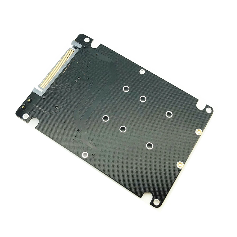 Adaptor M.2 SSD Ke U.2 2 Dalam 1 M.2 NVMe SATA-Bus NGFF SSD Ke PCI-e U.2 SFF-8639 PCIe M2 Konverter Adaptor untuk Desktop Komputer PC