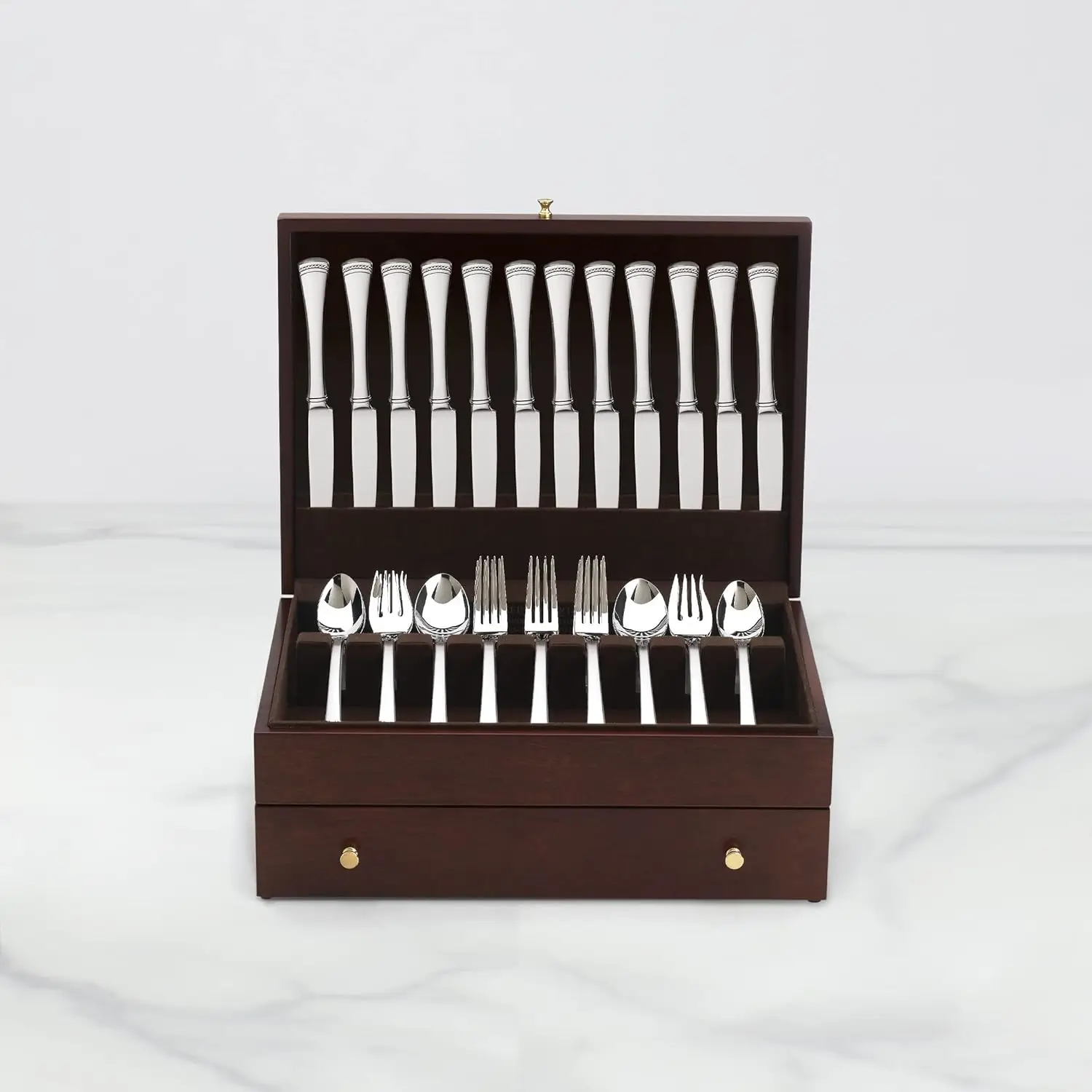 Mahogany Flatware Chest