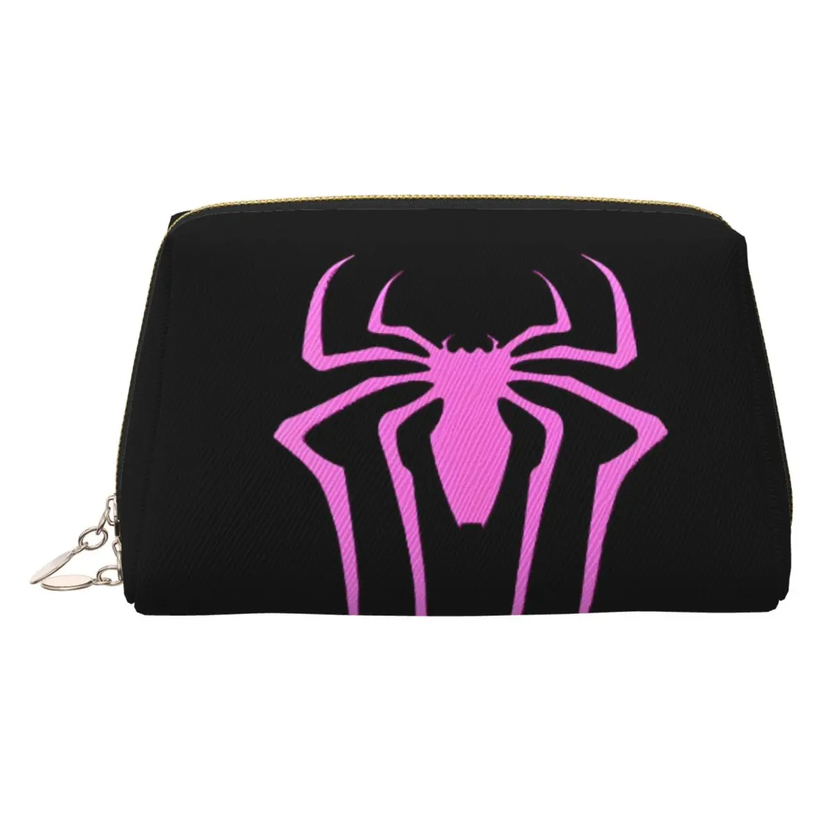 

Custom Gwen Cartoon Superhero Spider Toiletry Bag Women Cosmetic Makeup Organizer Lady Beauty Storage Dopp Kit Case