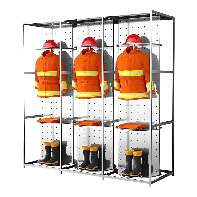 

304 stainless steel rack, rotating electric miner coat rack