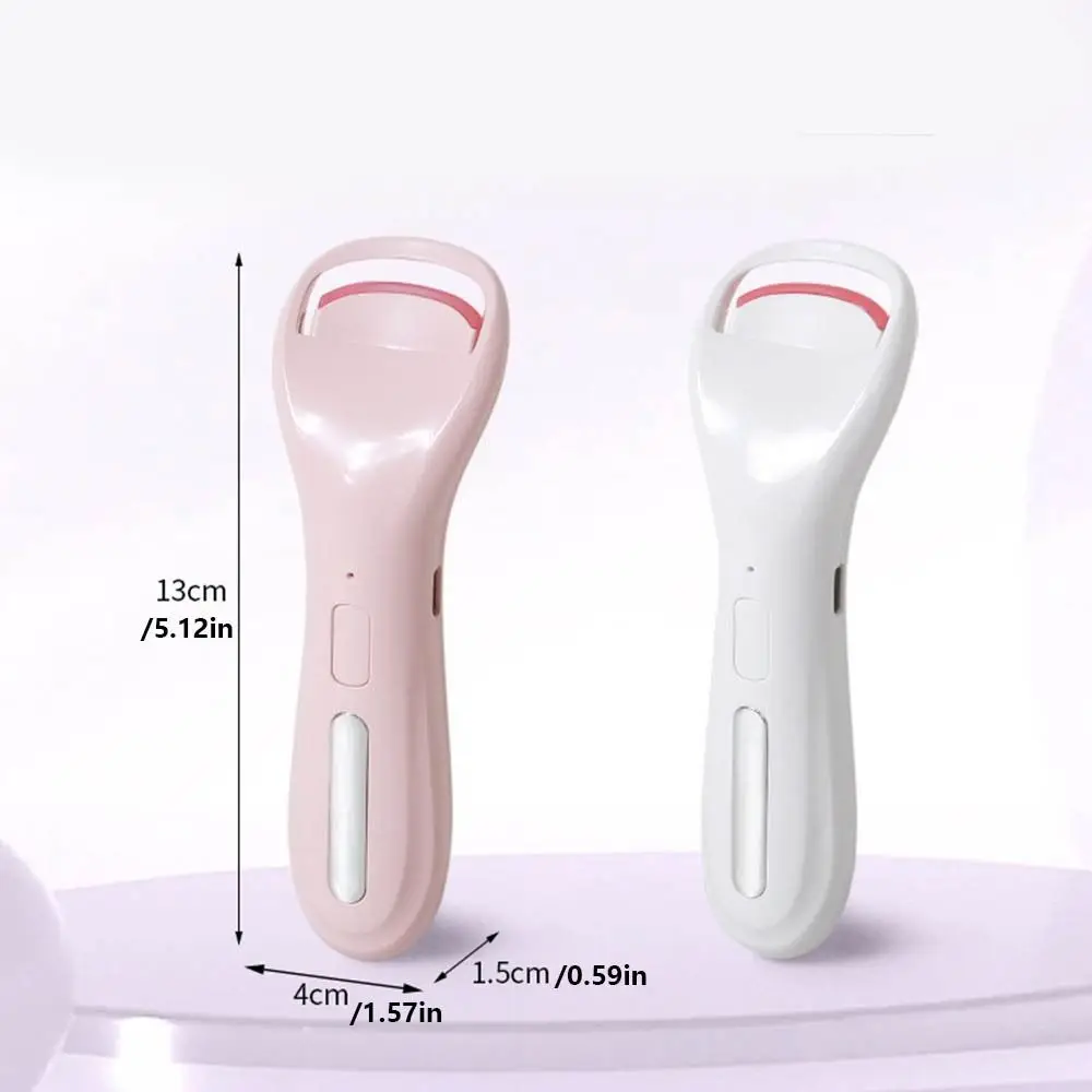 Lasting Curling Electric Eyelash Curler with 3 Temperature Fast Heating Heated Eye Lash Curlers Safe Control Comfortable Grip