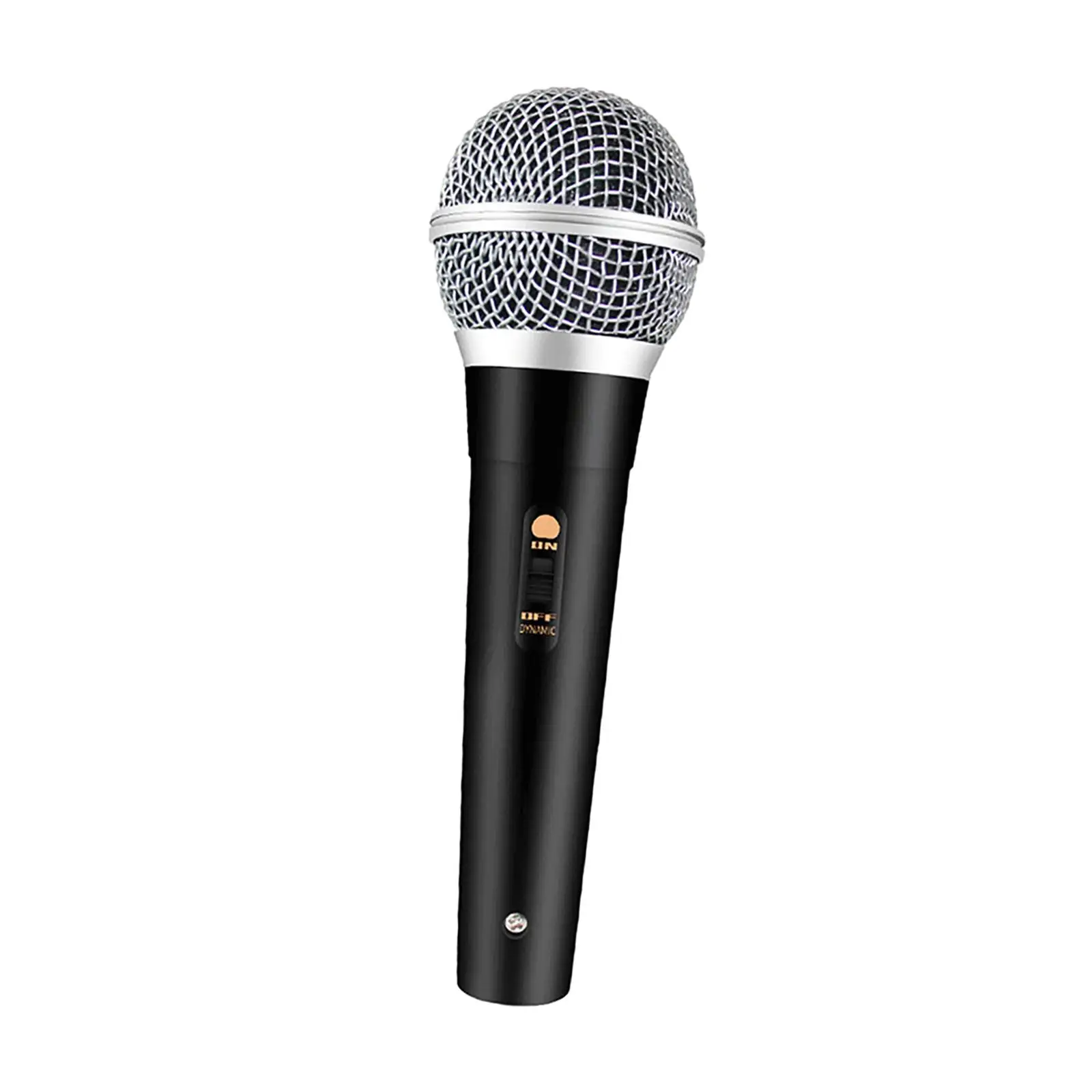 Handheld Wired Dynamic Mic Microphone 300cm Cord Metal Wire Mesh Head for Stage Speech Wedding