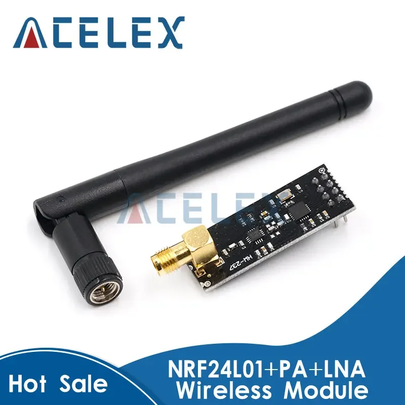 Revisión y Evaluación del Módulo Inalámbrico NRF24L01+PA+LNA con Antena de 1000 Metros (Modelo HW237)