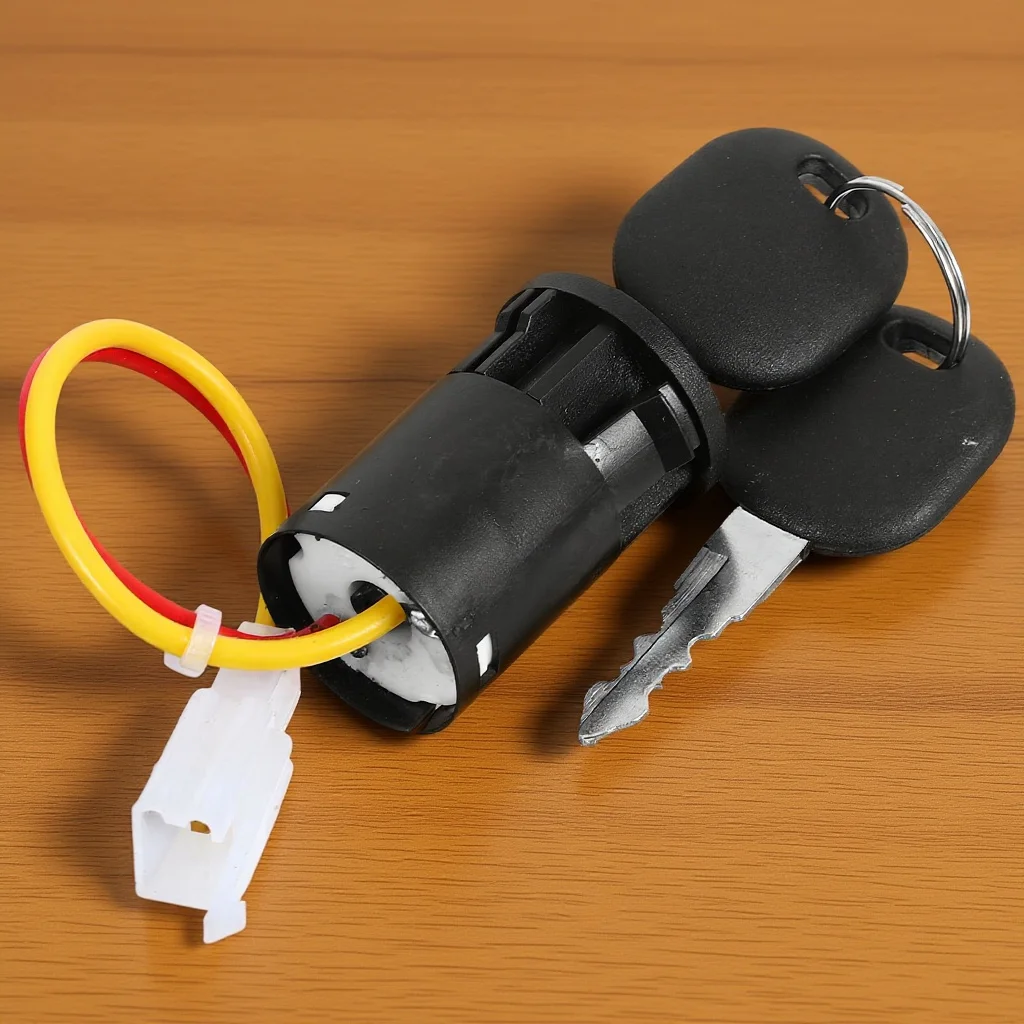 سكوتر كهربائي مفتاح التبديل قفل دائم البلاستيك الإشعال بدء التبديل للأطفال المركبات الكهربائية سلامة التحكم في الطاقة #6