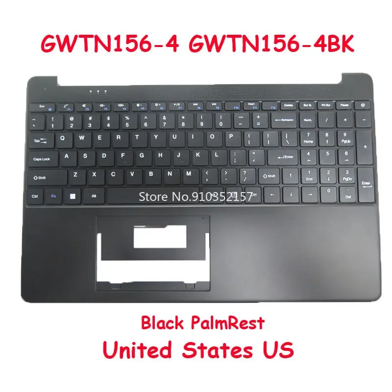 Blue Black Grey PalmRest&Keyboard For Gateway GWTN156-7 GWTN156-9 GWTN156-1 GWTN156-4 GWTN156-5 English No Touchpad