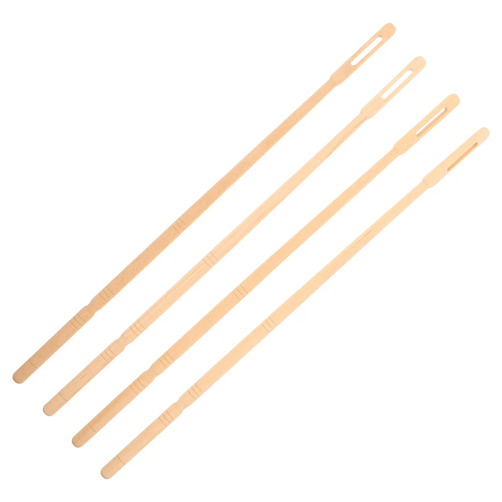 4Pcs Premium Maple Wood Flute Cleaning Rod Set Gentle Nonscratch Wind Instrument Maintenance Tool for Flute Clarinet Saxophone