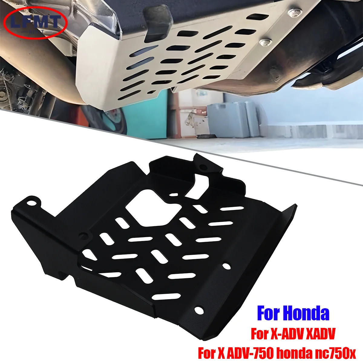 2023 für Honda X-ADV XADV XADV-750 NC750X 2017 2021 2020 2024 Motorrad Motor Schutz Abdeckung Chassis Unter Schutz skid Platte