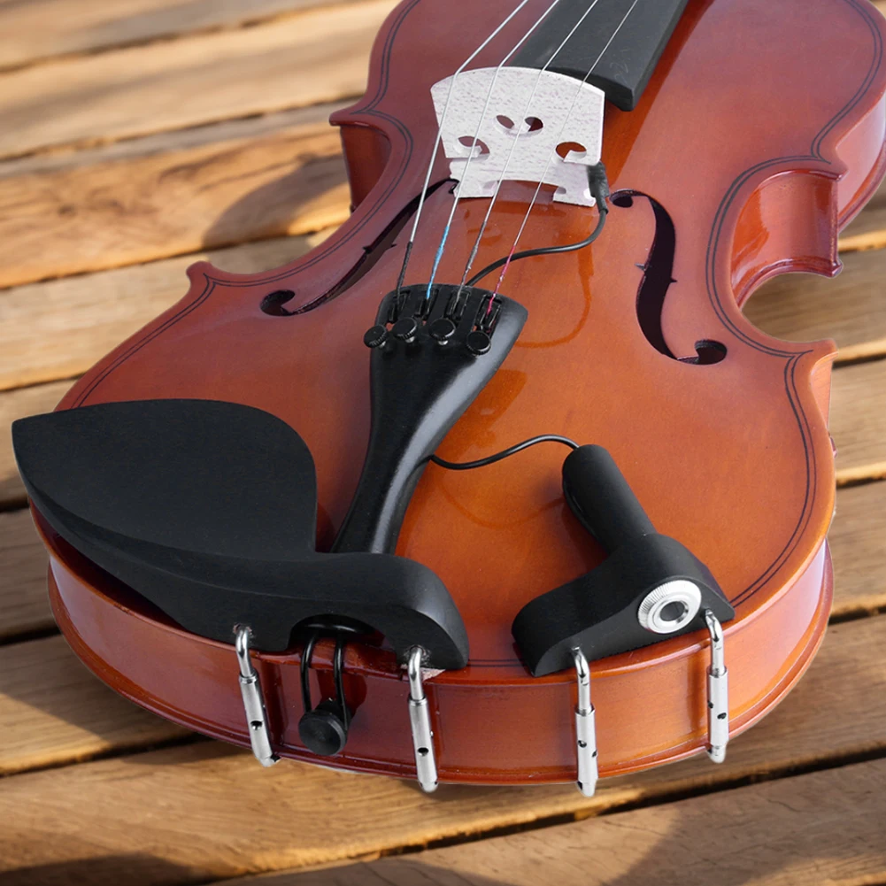 Violin Pickup Electronic Organ Pickup Instant Authentic Acoustic Sound Portable Viola Pickup for String Instrument Violin Viola