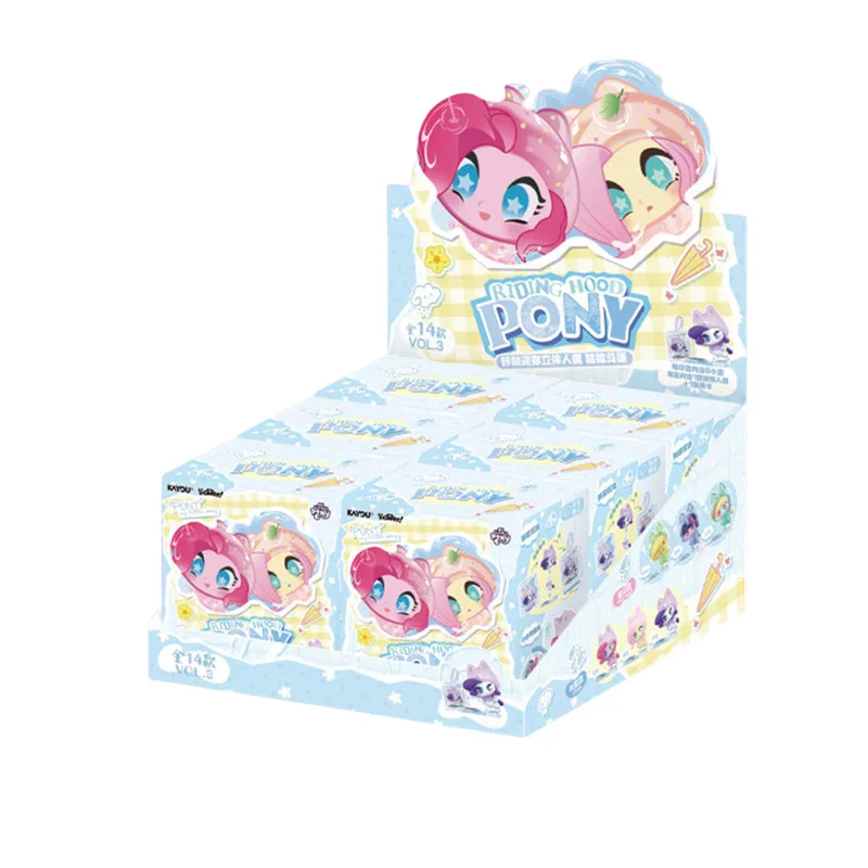 Kayou My Little Pony Kaka Princess Luna Pinkie Pie Fluttershy Anime Figuur Blind Box Speelgoed Mini Fotolijst Model Verjaardagscadeaus