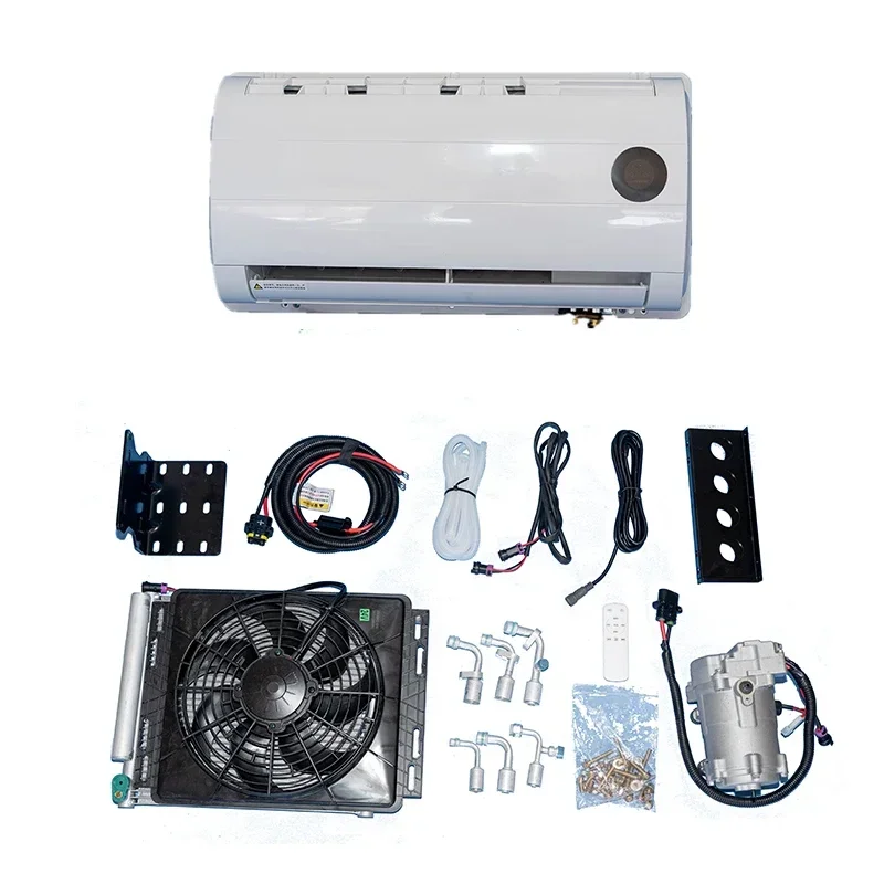 2025Newest Design 12V 24V Accessories Host Electric Car Conditioning Electric Parking Cooler Van Car Air Conditioner