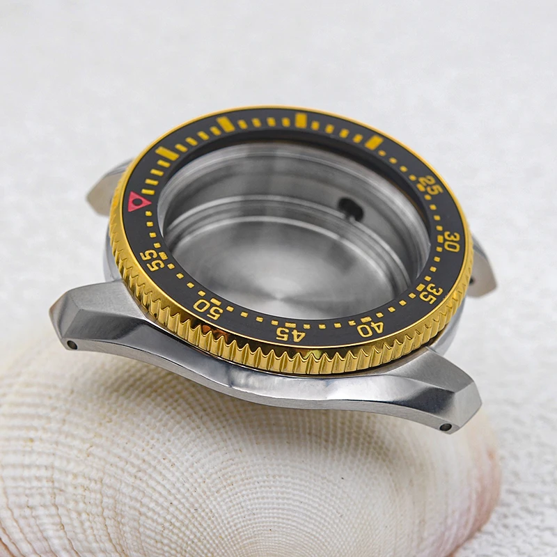 NH35 Case Seiko Bezel Insert SPB185 SPB187 Stainless Steel Watch Case Fit NH35 NH36 Automatic Movement Men Diving Watch Case