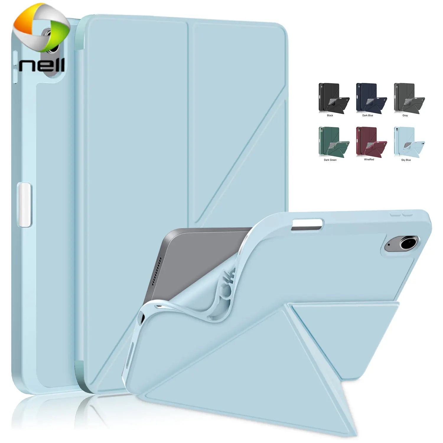 

for iPad 10th Generation 2022 Case iPad 10.9 Inch 2022 Shockproof Smart Tablet Case with Pencil Holder Stand Casing