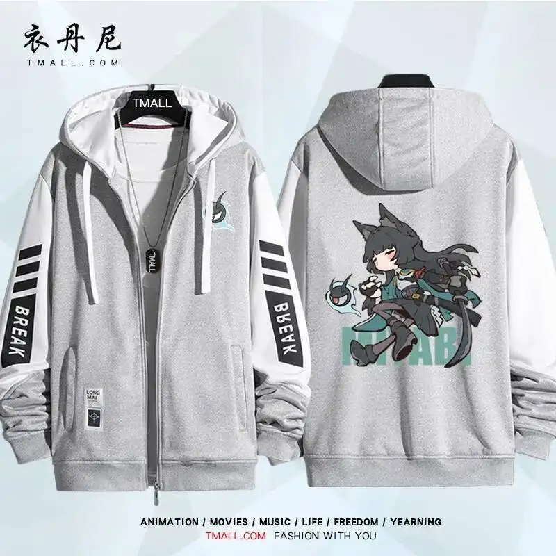 

Game Zenless Zone Zero Hoshimi Miyabi Jacket Zipper Hoodie Women Men Fashion Student Hooded Spring Autumn Coat Casual Sweatshirt