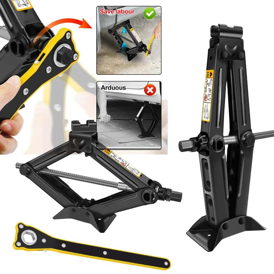 2 Ton Portable Scissor Car Jack Kit