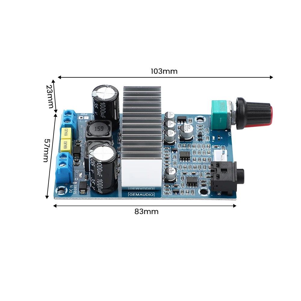 AIYIMA TPA3116 Power Amplifier Board 100W Mono Digital Sound Full Range Amplifiers Subwoofer Amplify DIY Home Speaker Audio Amp