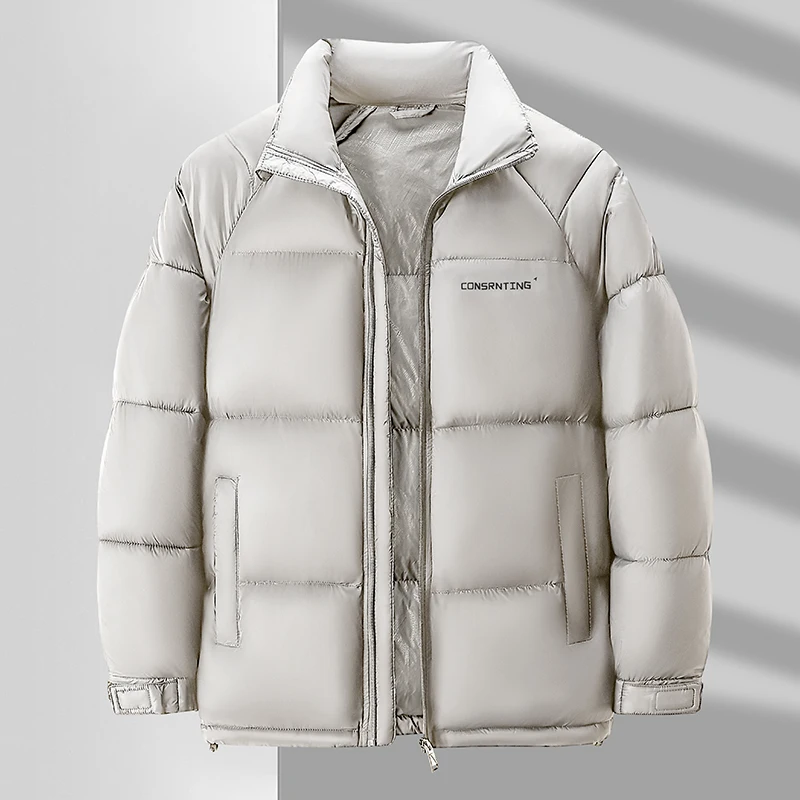 

New Fashion Windbreaker Thick Bubble Coat Men's High end Designer Winter Brand Men's Jacket Casual Cotton Jacket