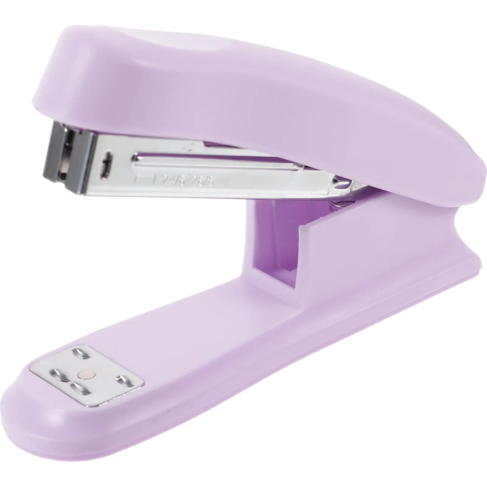 Portable Desk Stapler Pink Office Supplies Essentials Compact Metal Hand Easy Long Term Quality Classroom Desk