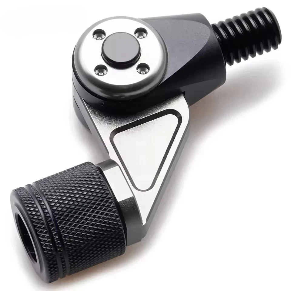 HEIGHTEN Fishing Landing Net Adapter Joints Connector Aluminum Alloy Multi Angle Fixation Folding Joint
