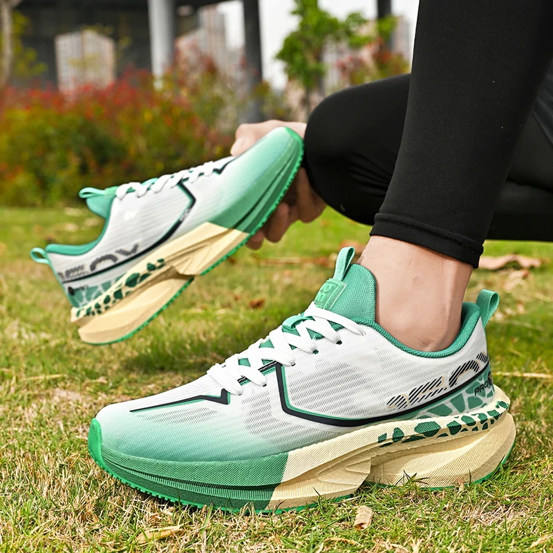 

Couple Light Mesh Carbon Plate Running Shoes, Breathable Non-slip Durable Outdoor Casual Sneakers Summer