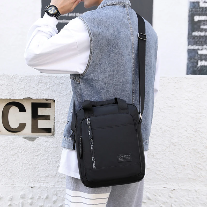 AOTIAN New Men's Shoulder Bag High Quality boys Crossbody Bag man Messenger Bag Oxford male Business Handbags bolsas