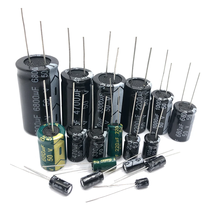 50V6800uf 22x40mm Aluminum Electrolytic Capacitor 6800uf 50v 1uf 2.2uf 4.7uf 10uf 22uf 33uf 47uf 100uf 220uf 330uf 470uf 1000uf