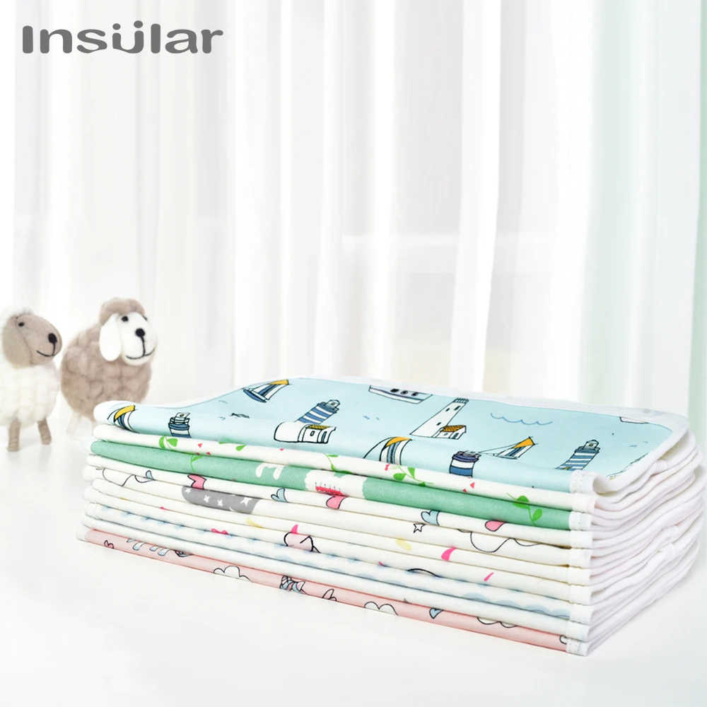 Insular Portable Baby Foldable Waterproof Diaper Nappy Changing Mat Travel Pad Bedding Accessories Change Play Cover Baby Cares