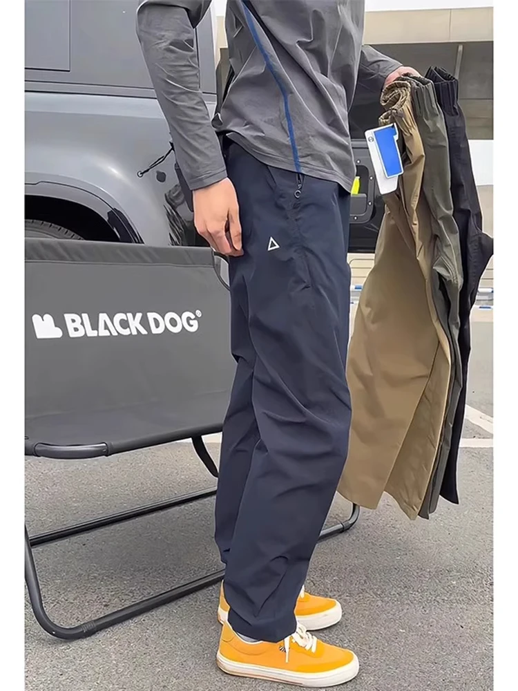 

Men's Outdoor Tee-Proof Thin Waterproof Qui-Drng Sports Cargo Pants Straight Leg Workwear Trousers Autumn Seasonal Sle
