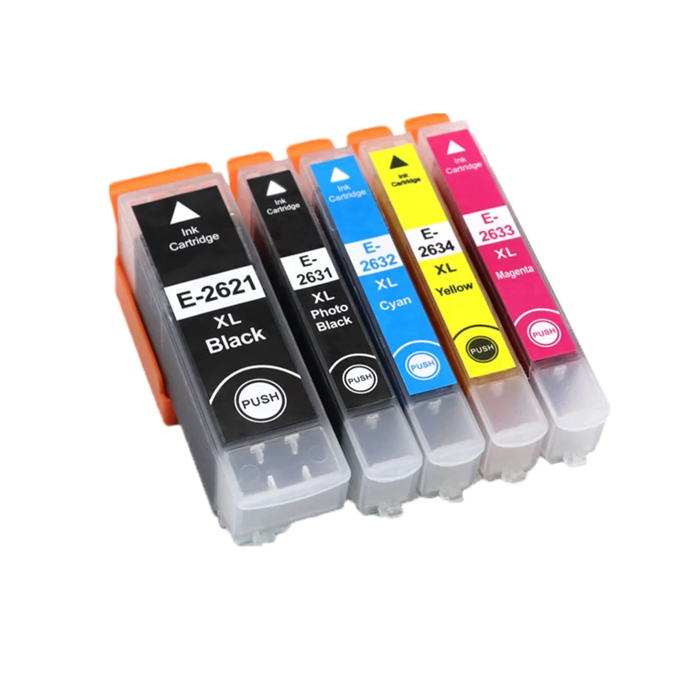 Compatible Ink Cartridge T2621 26XL for Epson XP510 XP520 XP600 XP605 XP615 XP620 XP625 XP710 XP720 XP800 XP810 XP820