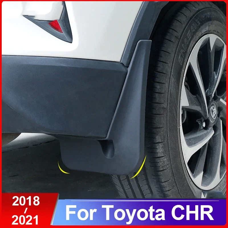 

4Pcs/set Car Front Rear Mudflaps Splash Guards Car Mud Flaps for Toyota C-HR CHR 2016 2017 2018 2019 2020 2021 Accessories