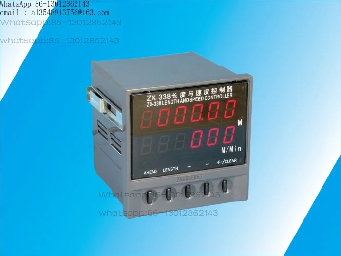 ZX-538/ZX-738/ZX-338 Length and Speed Controller