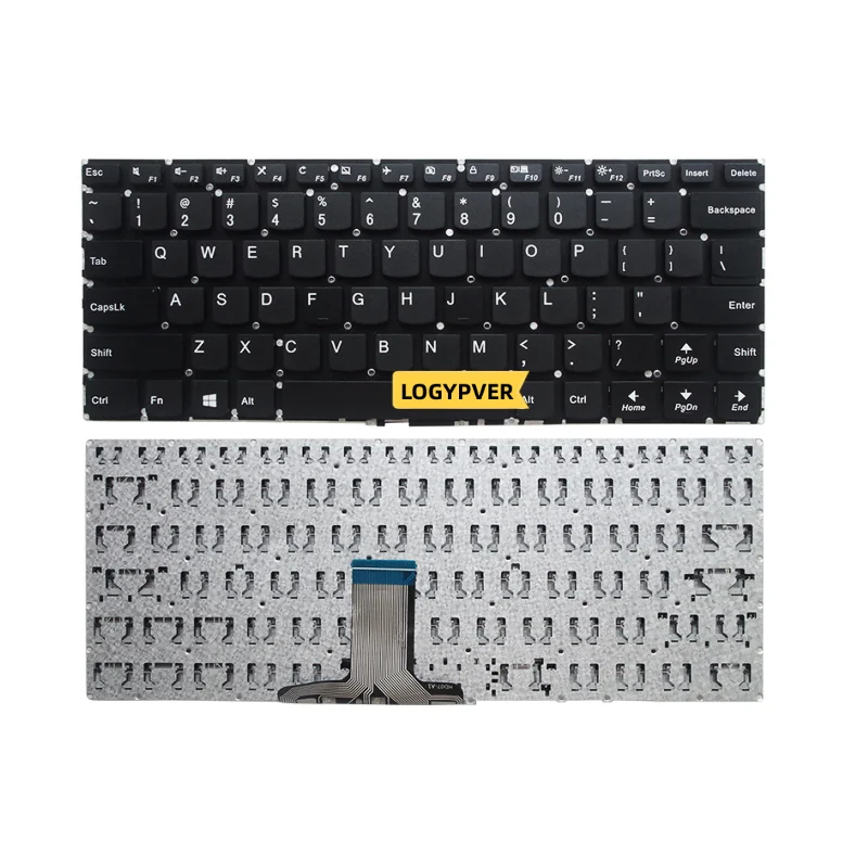 Teclado para Lenovo Yoga 710-14ISK 710-14IKB 710-15IKB 710-15ISK 510-14IKB 510-14ISK Flex 4-14 710S-14ISK, inglés de EE. UU.