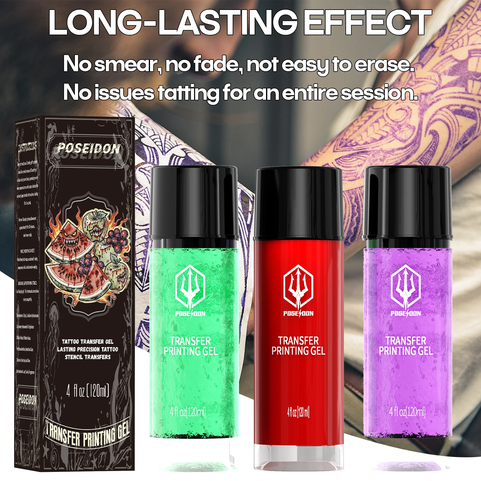 

Fruit Scent LASTJUDG 120ML Tattoo Stencil Gel New Tattoo Accessories For Tattoo Transfer Paper Professional Tattoo Stencil Gel