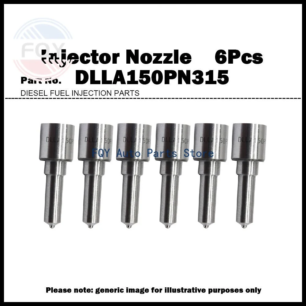 

6X For Caterpillar 320C 320D S6K S6K-T High Quality Diesel Injector Nozzle NP-DLLA150PN315